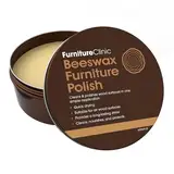 Furniture Clinic Bienenwachspolitur für Holz und Möbel – 200 ml – natürliches Bienenwachs für alle Holzarten und Farben