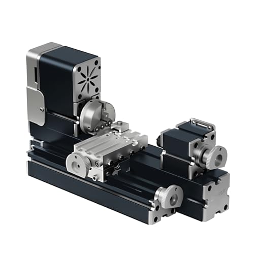 ZHRUI Mini-Drehmaschine aus Metall, 36 W, 20.000 U/min, didaktische Mini-Drehmaschine für Hobbyisten, Holzbearbeitung, Handwerk