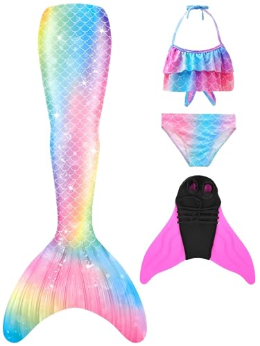 shepretty Mädchen Fisch Tail mit Bikini Cosplay,M1-120