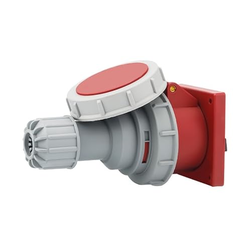 1 Satz wasserdichter Industriestecker, verdeckter Satz, 5-polig, 32 A, 380 V–415 V, 3P+E+N, 6H, IP67, IEC60309, Steckdosenanschluss, Stromanschluss, industrielle verdeckte Steckdose for Luftfahrt und