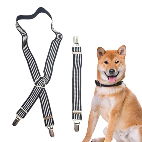 Hundeleinen Hundewindelleine, Hundewindelgurte, 2 verstellbare Gurte, Hundewindelleine, Haustier Windel Befestigungswerkzeug