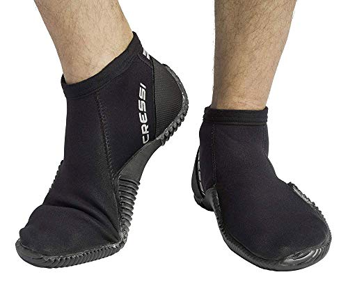 Cressi Low Boot Neopren Tauchschuhe 3mm, Schwarz, XS (EU 36/37)