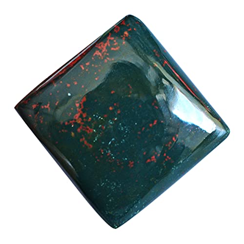 Atemberaubender natürlicher Blutstein Cabochon für Anhänger, rechteckige Form, Größe 23 x 24 x 6,5 mm, Schmuckherstellung, Edelsteinlieferanten, neues Handwerk, 24194