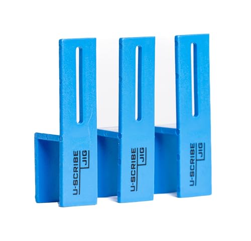 U-Scribe Jig 19mm Anreißvorrichtung-Set mit 3 Holzbearbeitungs- und Tischlervorrichtungen – Schreiben Sie wie ein Profi, ideal für Küchen, Schränke, Möbel und Materialien hergestellt in 19mm