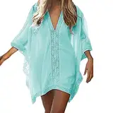 Mobanna Strand Kaftan Damen Caftan Indische Kleidung Arabic Dresses Strandkleid Beach Dress Urlaub Boho Kleidung Festival Outfit Strand Tunika Hawaii Outfit Kimono Kurzarm Boho Pareos