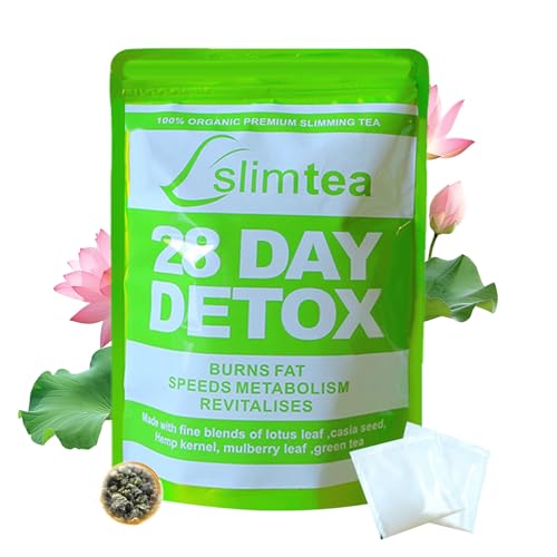 28 Tage Tee Für Gewichtsverlust, Tee Zum Abnehmen Schnell Fettverbrenner, Natürlicher Detox Tee Zum Abnehmen Beutel, Abbau Von Bauchfett, Sanfte Entgiften Und Reinigung, Förderung Der Verdauung