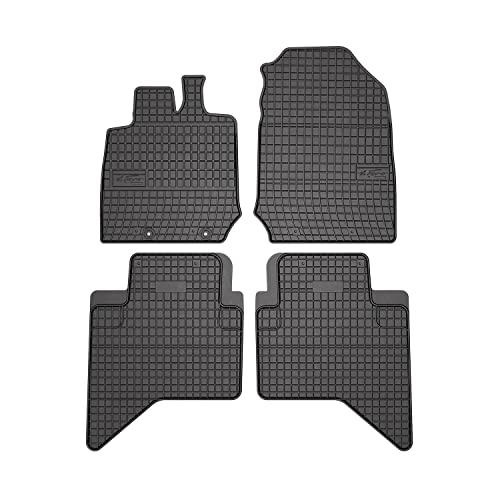 OMAC Gummi Fußmatten für Isuzu D-Max 2020-2025 Automatten Gummi Schwarz 4tlg