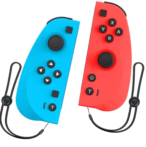Shiptree Switch Controller, Wireless Controller Kompatibel mit Switch/OLED/Lite mit Vibration, 6-Achsen, Aufwachen, mit ein Paar Handschlaufe
