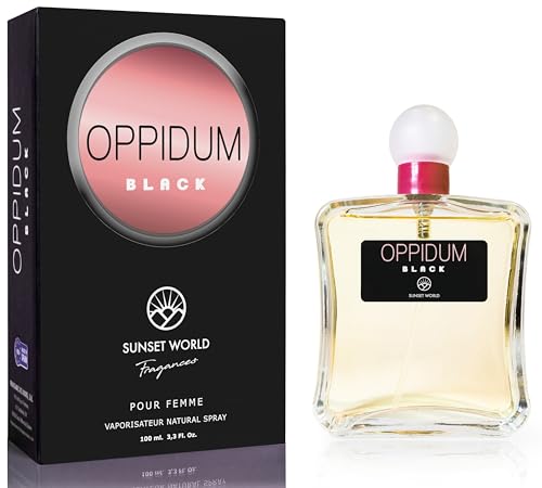 Oppidum Black - Kompatibel und Inspiriert Von Black Opium. Eau de Cologne Intensiv 100 ml, Pheromone Parfum Damen, Äquivalentes Parfüm