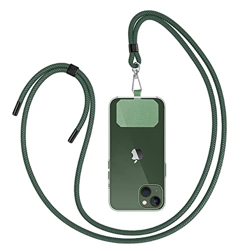 GUMO-LONG Universal Handykette- Geeignet für alle Smartphones, Kette zum Umhängen, Einstellbar Schlüsselband, Handyband mit jeder Hülle Kombinierbar
