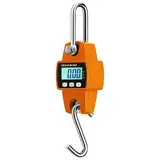 Hängende Waage 300KG 660lbs, Digitale Hängewaage Elektronische Kranwaage mit genauer Nachladefedersensor & LCD-Anzeige, Mini tragbare Waage mit Haken für Bauernhof, Fabrik, Jagd