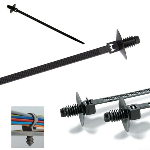 Kabelbinder-Clips aus Nylon, für Auto, Boot, Kabelbäume und Anhänger, 10 Stück