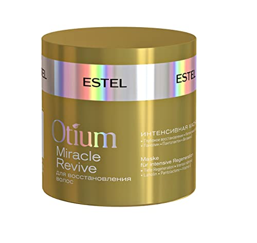 Estel Otium Miracle Revive Intensivmaske zur Haarwiederherstellung 300 ml Stellt die Lipidbarriere und Struktur von sprödem und geschädigtem Haar intensiv wieder her