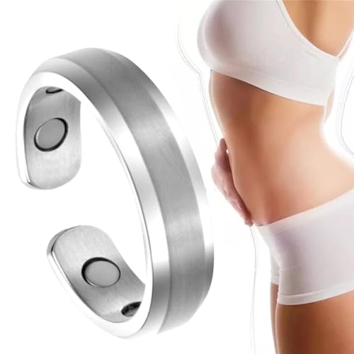 Chaies Therapeutischer Magnetring - Magnet Lymphentladung Therapeutische Ringe,Einstellbarer Magnet-Lymph-Entgiftungsring Therapeutischer Magnetring für Frauen Männer,
