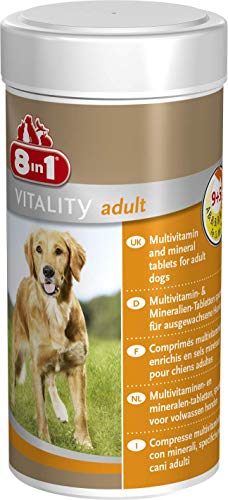 8in1 Multivitamin Tabletten Adult - zur Nahrungsergänzung bei erwachsenen Hunden, 1 Dose (70 Tabletten)