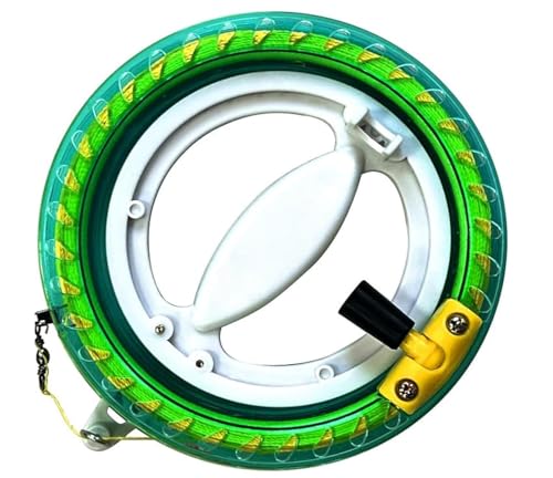 Touch the sky Drachenschnurrad mit Feststellvorrichtung, professionelles Outdoor-Drachenzubehör, Raddurchmesser 14 cm, Schnurlänge 80 m, perfekte Struktur, leicht zu greifen und zu kontrollieren