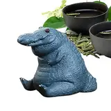 Aizuoni Elefant Teehaustier - Lila Elefanten-Ornament aus Ton | Handgefertigtes Teetablett, Teezeremonie, Haustier, Tier, Elefant, Ornament als Vatertagsgeschenk