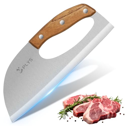 Plys Küchenmesser, Anti rutsch griff kochmesser profi messer, Scharfes Metzgermesser Fleischmesser Geeignet für Küche, Outdoor, Grill, Fleisch