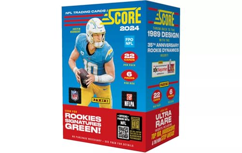 2024 Panini Score Football Blaster Box (132 Football Sammelkarten per Box)