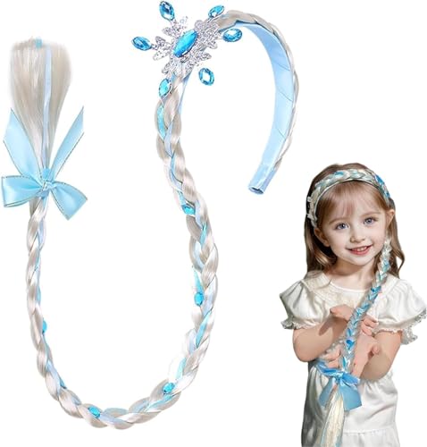 Der Zopf, Mädchen Perücken Haarteil, Perücke Kinder, Haarreif Zopf, Langhaar Perücke Zöpfe für Mädchen, kinder perücken für mädchen, Kindergeburtstagsparty Geschenke und Cosplay