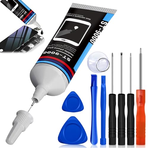 Display Kleber Smartphone, Handy Kleber, Display Kleber, Handy Display Kleber für Die Reparatur von Smartphones, Tablets und Anderen Elektronischen Produkten, Schwarz, 110ML