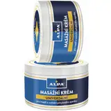 Alpa 2 Stück - Massagecreme Universal 500ml (2x250ml) - Körperpflegeprodukt - Unisex - Sportler, Verbraucher - Erwachsene (Allgemeine Verwendung)