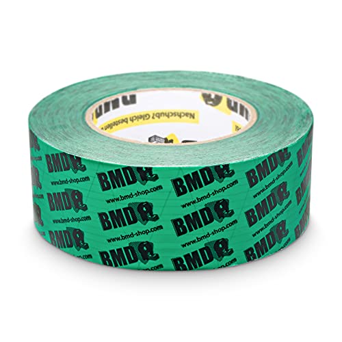 BMD - san Hochleistungsklebeband (Grün - 50mm x 25lfm) zur Verklebung von Dampfsperrfolie Dampfbremsfolie Dampfbremse Dampfsperre nach DIN Norm 4108 Teil 11 Klebeband