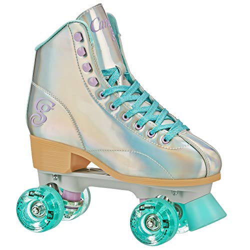 Candi GRL Sabina Rollschuhe, Bunte Freestyle-Rollschuhe, Hologramm/Blau, Größe 40,5