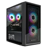 STGsivir Basic Gaming PC, Intel Core i5 bis zu 3.7 GHz, AMD Radeon R9 370 4GB GDDR5, 16GB RAM, 512GB SSD, 600 M WLAN, BT 5.0, RGB Lüfter x 3, W10H64, Gamer PC Computer Desktop
