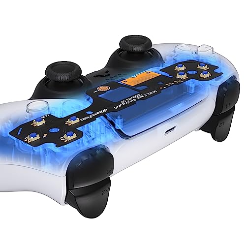 eXtremeRate Taktile Face Clicky Kit für ps5 Controller BDM-030, Custom Tactile D-Pad & Face Buttons FPC Kabel Mouse Click Kit für ps5 Controller-Controller Nicht enthalten