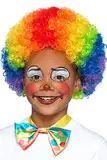 Smiffys Clown Perücke, Mehrfarbig, Kinder