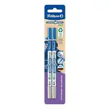 Pelikan Tintenlöscher SuperPirat eco Strichstärke M (Multispitze) Blisterverpackung mit 2 Stück