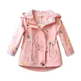 Amur Leopard Kinder Übergangsjacke Mädchen Baumwolle Frühling Herbst Jacke, Rosa, 130