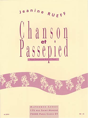 CHANSON ET PASSEPIED OP16 SAXOPHONE MIB ET PIANO