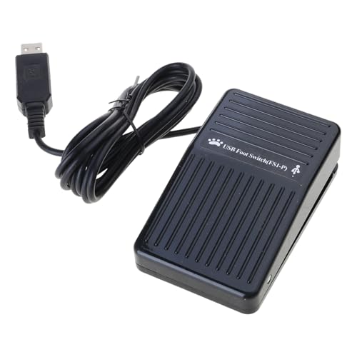 Mirweon Multifunktionales USB-Fußpedal mit personalisierter Tastenbindung für verschiedene Desktop-Anwendungen, Videobearbeitungswerkzeug