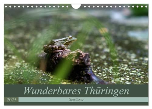 Wunderbares Thüringen - Gewässer (Wandkalender 2025 DIN A4 quer), CALVENDO Monatskalender