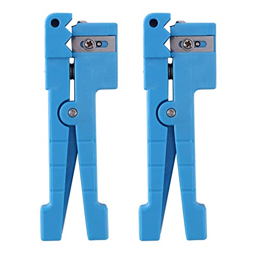 2X 45-163 Fiber Optic Stripper Mittelspannungs-Kabelschneidewerkzeug Loose Tube Cutter Blau