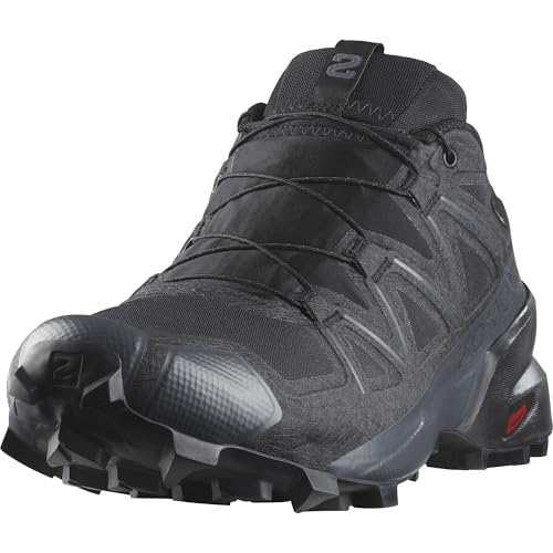 Salomon Herren Speedcross Gore-tex Trailrunning-Schuhe, Black Black Quiet Shade, 43 1/3 EU