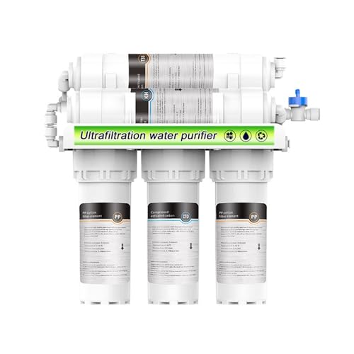 EDEDE Umkehrosmosefilter, Wasseraufbereitungsmaschine, Haushaltsküche, Ultrafiltrationsmaschine, Wasserreiniger, Filtermaschine, Direkttrinkmaschine für die Küche unter der Spüle(Lv 5)