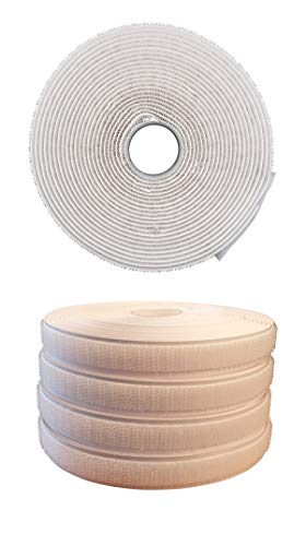 varivendo 20 meter Fenster-Fliegengitter Klettband selbstklebend 4 Rollen 5m x 1cm