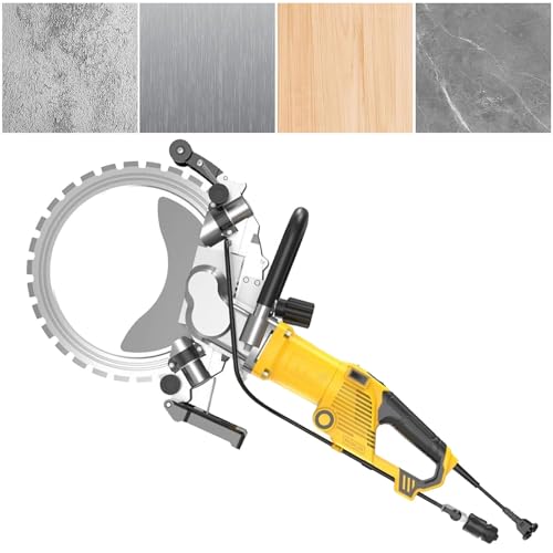 Hochfrequenz-Ringsäge, 5000W Hochleistungs-Betonfugenschneider, Sägeblatt Durchmesser 300/400/500/600 mm, für Wandöffnungen, Tür- und Fenstermodifikationen, Steinschneiden,AC8400