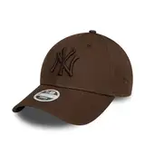 New era New York Yankees MLB League Essential Tonal Braun 9Forty Verstellbare Damen Cap - One-Size