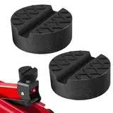 HENGBIRD 2 Stück Wagenheber Gummiauflage - Universelle Hebebühne Gummiblock Schützt Auto Vor Kratzen - Gummiklotz für Wagenheber und Hebebühnen