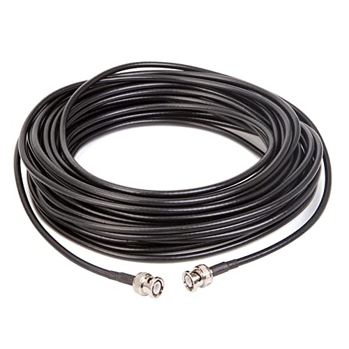 ihreesy BNC-Stecker auf BNC-Kabel, 50 Ohm BNC-Stecker Koaxialkabel BNC-Verlängerungskabel BNC-Antennenkabel für Satellitenübertragung Stromkabel,15CM