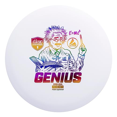 Discmania Disc Golf Active-line Genuis Driver Blanc, weiß, M