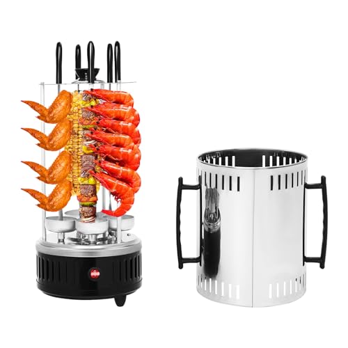 Vertikale elektrische Grills, vertikale Rotisserie, elektrische Rotisserie, vertikale Thekenöfen, elektrische Rotisserie, kommerzielle und private Nutzung
