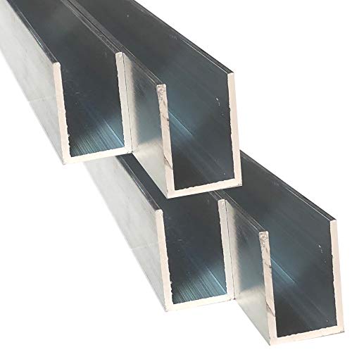 Alu U-Profil 30 x 20 x 30 x 2 mm Aluminium AlMgSi0,5 U-Stab Profil Aluprofil U-Stange (1, 100 cm)