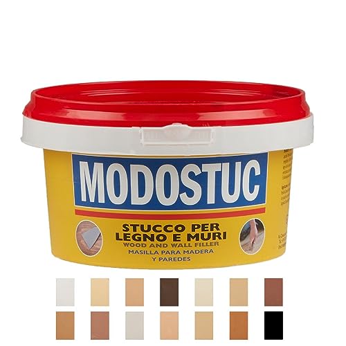 Original MODOSTUC Holzkitt 1kg Helle Kiefer Gebrauchsfertige Füllmasse für Holz & Wand, Holz-Spachtelmasse, Perfekte Klebefestigkeit & Schnell Trocknend, Ideal zum Reparieren von Holzschäden