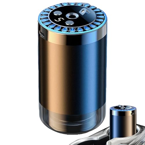 Qumiuu Auto Luft Diffuser,Auto Luftbefeuchter Mit Verdunster - 5 Einstellbare Sprühmodi Mit Projektionsfunktion & Geruchsneutralisierer Für Auto & Räume
