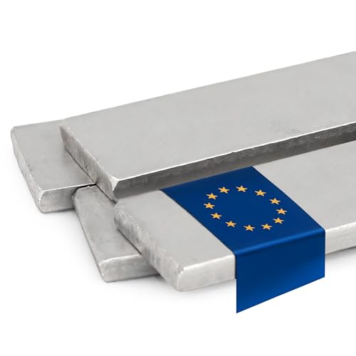Stahl-Shop24 Flachstahl 1000 mm x 15 x 5mm Edelstahl V2A rostfrei Zuschnitt für Heimwerker Möbelbau Innenausbau Verkleidungen Küche Bad EU-genormt geeignet für Haus und Garten